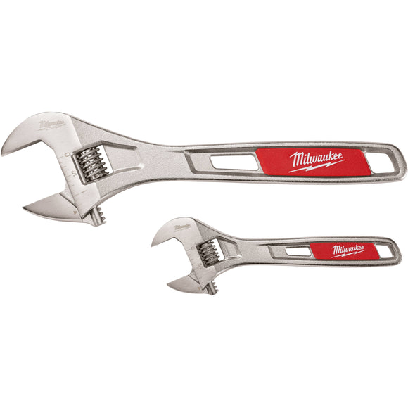48-22-7400 Milwaukee 6" and 10" Adjustable Wrench Set