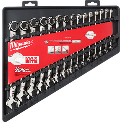 48-22-9515 Milwaukee 15-Piece Combination  Wrench Set - Metric