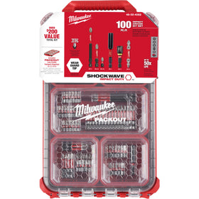 48-32-4082 Milwaukee 100 Piece Shockwave PACKOUT Kit