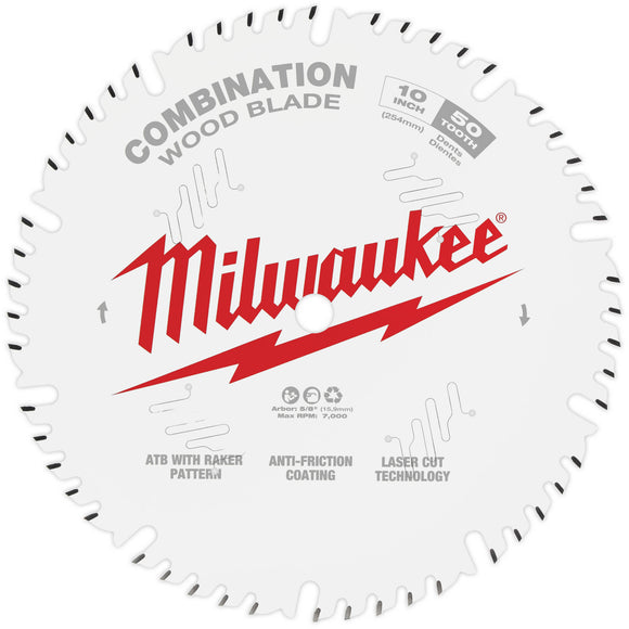 48-40-1026 Milwaukee 10" 50T Combination Circular Saw Blade