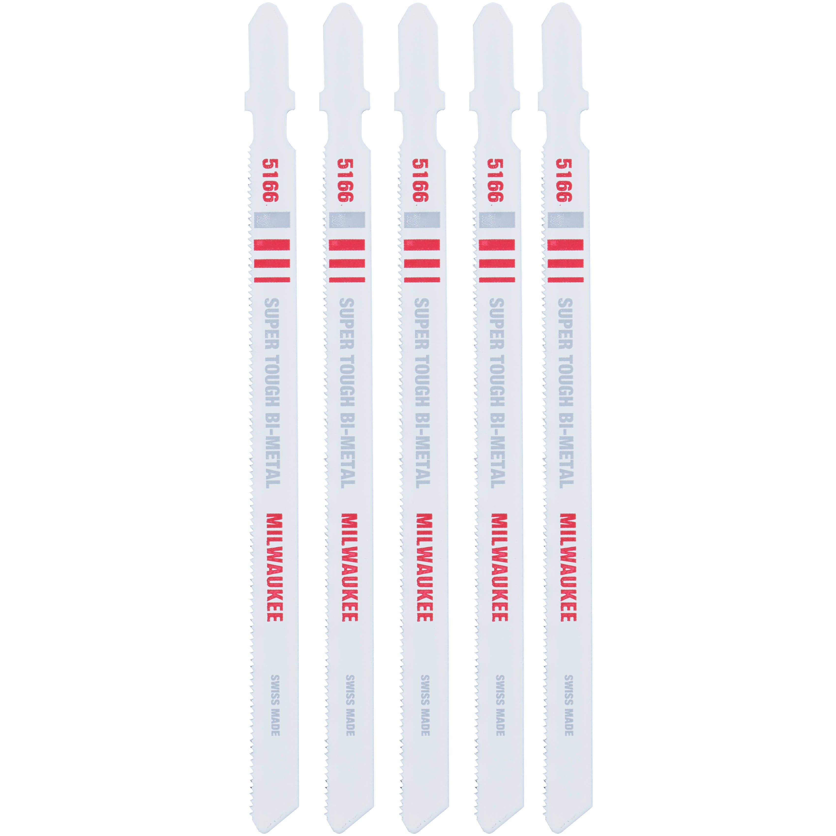 48-42-5166 Milwaukee Metal Cutting Jig Saw Blades, 5 Pack