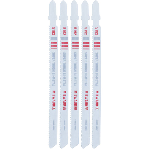 48-42-5192 Milwaukee Bi-Metal Jig Saw Blade, 5-1/4" 14 TPI