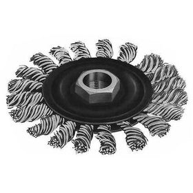 48-52-5020 Milwaukee 4" Full Cable Twist Knot Wheel - Stainless Steel