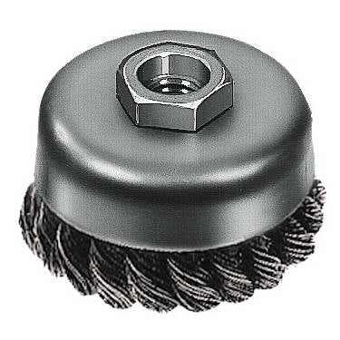 48-52-5040 Milwaukee 3" Knot Wire Cup Brush - Carbon Steel