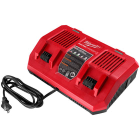 48-59-1802 Milwaukee M18 Dual Bay Simultaneous Rapid Charger