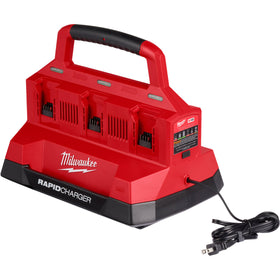 48-59-1809 Milwaukee M18 PACKOUT Six Bay Rapid Charger