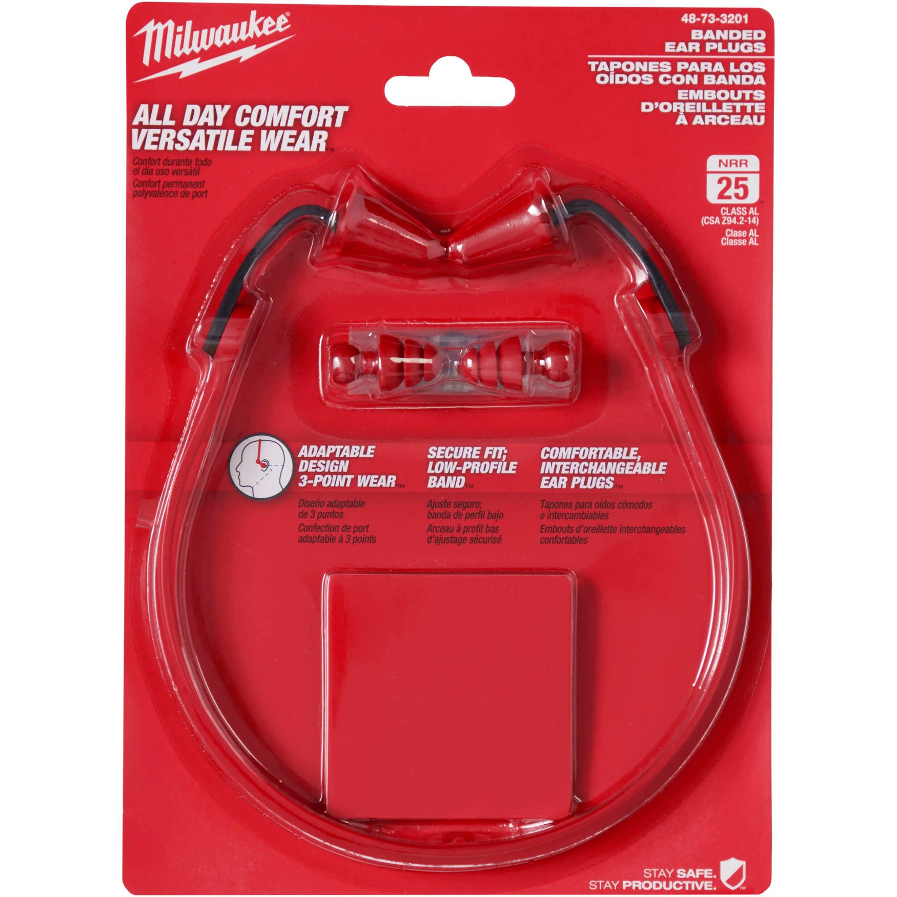 48-73-3201 Milwaukee Banded Ear Plugs
