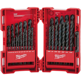 48-89-2802 Milwaukee 29-Piece THUNDERBOLT Black Oxide Drill Bit Set