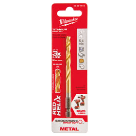 48-89-4613 Milwaukee SHOCKWAVE RED HELIX 1/4" Impact Drill Bits