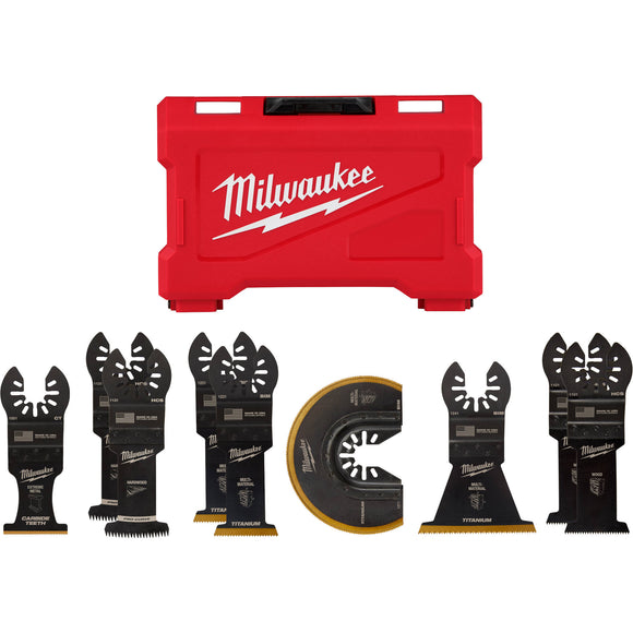 49-10-9113 Milwaukee OPEN-LOK 9 Piece Multi-Tool Blade Kit