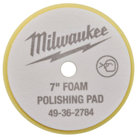 49-36-2784 Milwaukee 7" Yellow Foam Finishing Pad