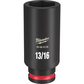 49-66-6126 Milwaukee SHOCKWAVE Impact Duty 3/8"Drive 13/16" Deep 6 Point Socket