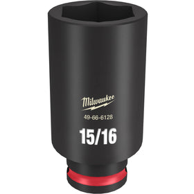 49-66-6128 Milwaukee SHOCKWAVE Impact Duty 3/8"Drive 15/16" Deep 6 Point Socket