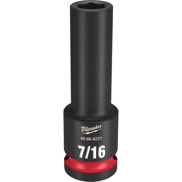 SHOCKWAVE Impact Duty  1/2"Drive 7/16" Deep 6 Point Socket