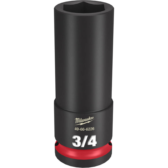 49-66-6226 Milwaukee SHOCKWAVE Impact Duty 1/2"Drive 3/4" Deep 6 Point Socket