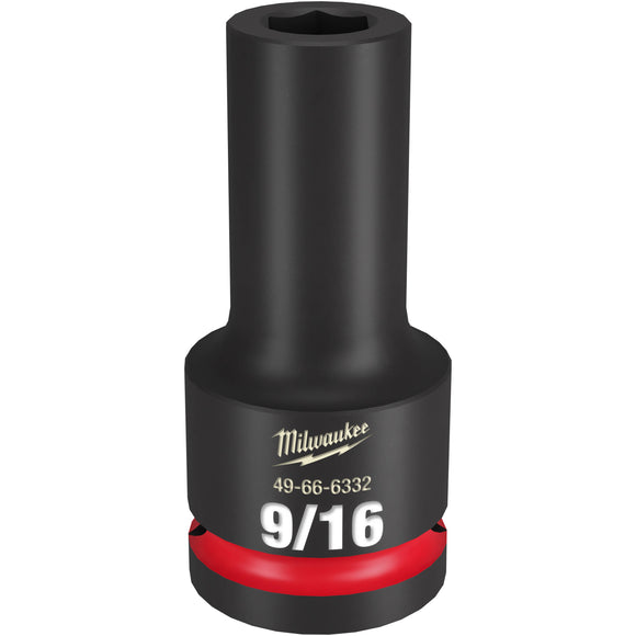 49-66-6332 Milwaukee SHOCKWAVE Impact Duty 3/4"Drive 9/16" Deep 6 Point Socket