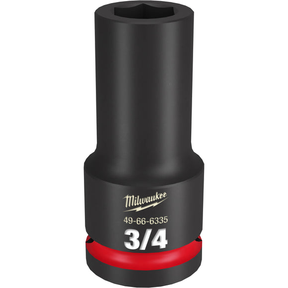 49-66-6335 Milwaukee SHOCKWAVE Impact Duty 3/4" Drive 3/4" Deep 6 Point Socket