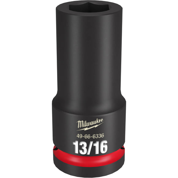 49-66-6336 Milwaukee SHOCKWAVE Impact Duty 3/4"Drive 13/16" Deep 6 Point Socket