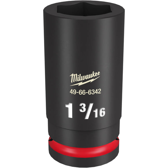 49-66-6342 Milwaukee SHOCKWAVE Impact Duty 3/4" Drive 1-3/16" Deep Socket