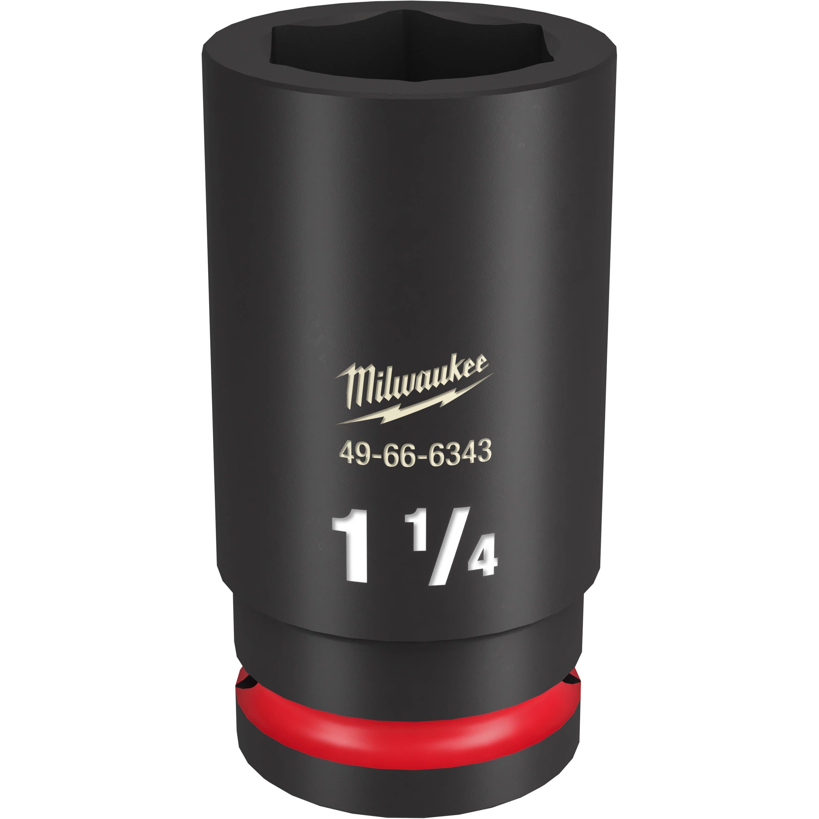 49-66-6343 Milwaukee SHOCKWAVE Impact Duty 3/4" Drive 1-1/4" Deep 6 Point Socket