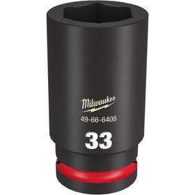 49-66-6408 Milwaukee SHOCKWAVE Impact Duty 3/4"Drive 33MM Deep 6 Point Socket
