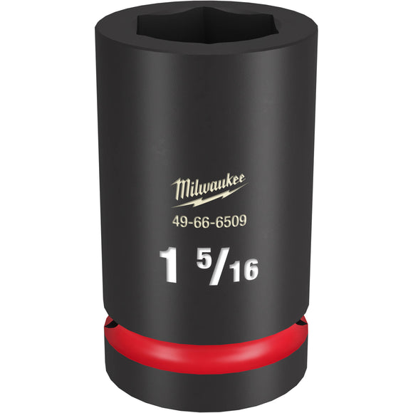 49-66-6509 Milwaukee SHOCKWAVE Impact Duty 1" Drive 1-5/16" Deep 6 Point Socket