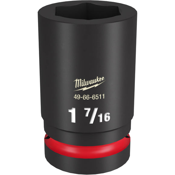 49-66-6511 Milwaukee SHOCKWAVE Impact Duty  1"Drive 1-7/16" Deep 6 Point Socket