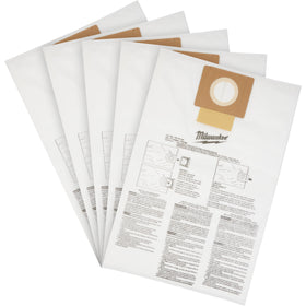 49-90-1979 Milwaukee Fleece Dust Bags (5 Pack) - 6 Gallon