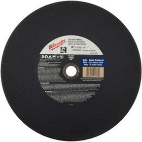 49-94-1405 Milwaukee Cutting Wheel, 14 X 3/32 X 1