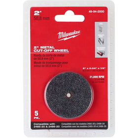 2" METAL CUT OFF WHEEL 5 PACK