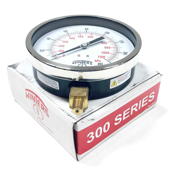 491C04 Winters Pressure Gauge, 0-160psi