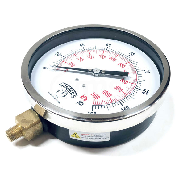 491C04 Winters Pressure Gauge, 0-160psi