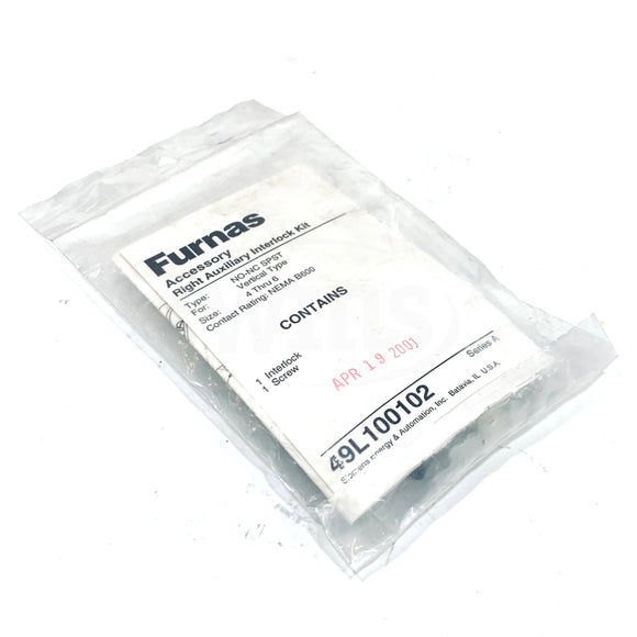 49L100102 Furnas Electric Co. Switchlet, Auxiliary Contact, 600 VAC Max