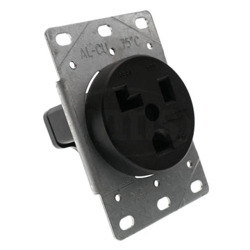 Pass & Seymour 3802 Flush Receptacle, 30 Amp, 125 VAC