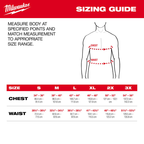 M300B-213X Milwaukee M12 Heated AXIS Vest, Black, 3XL