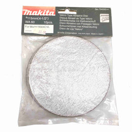 794593-4 Velcro Type Abrasive Disc, WA 60, 4-1/2"