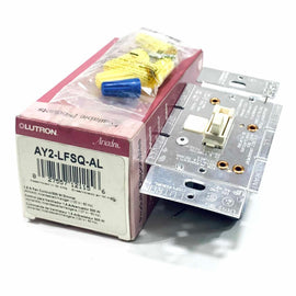 AY2-LFSQ-AL Lutron Ariadni Toggler Fan Control Switch Dimmer, 300W, 120V 60Hz