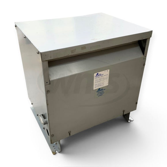 T-3-53343-3S Acme 45kVA 3Ph 480V-240V/120V Transformer