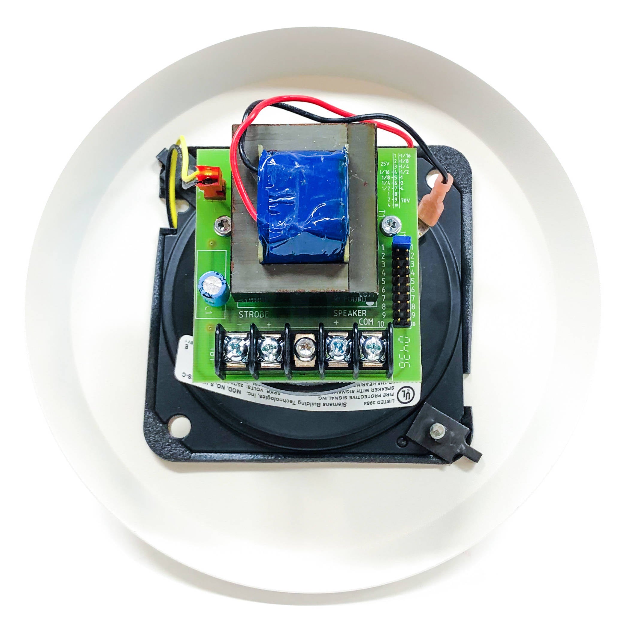 500-699739 Siemens Speaker with Strobe, Off-White, S-HP-MCS-C