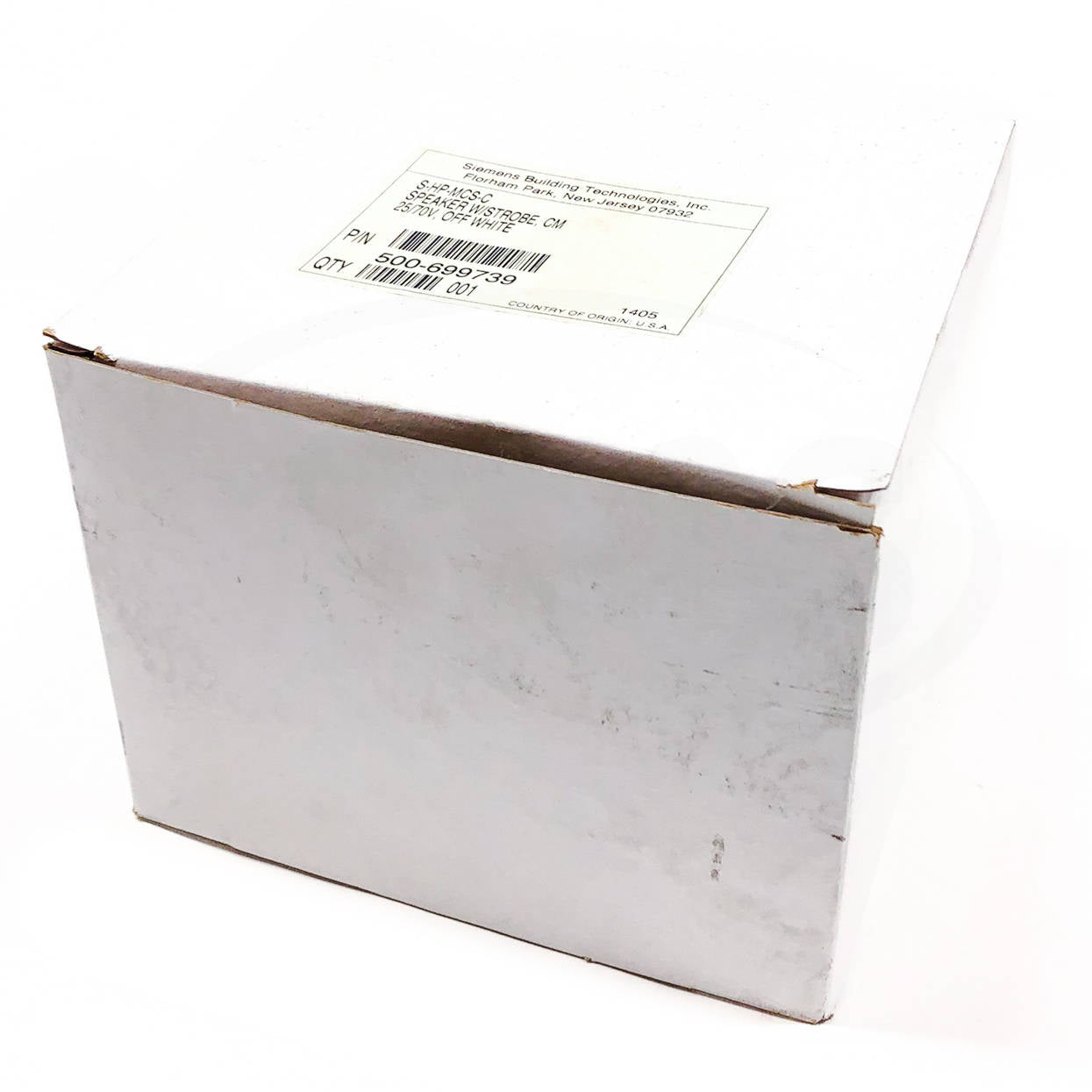 500-699739 Siemens Speaker with Strobe, Off-White, S-HP-MCS-C - 0