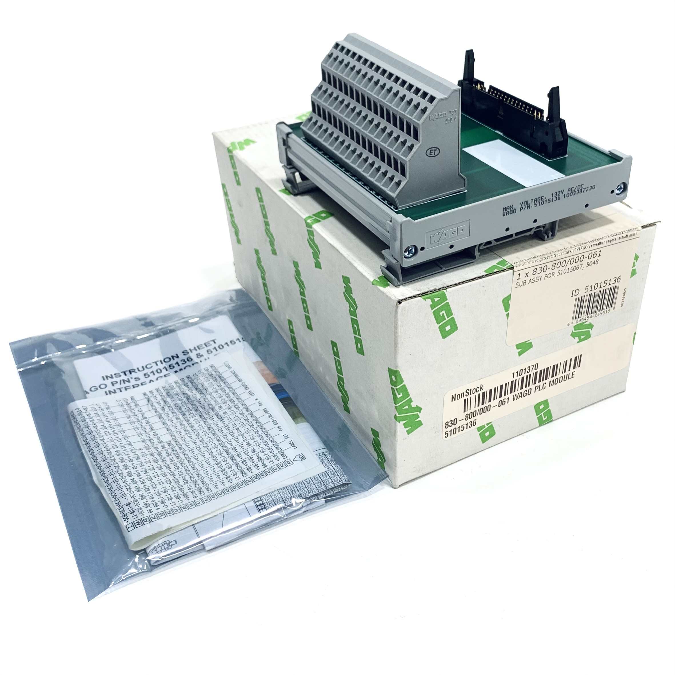 51015136 Wago PLC Module/Rack