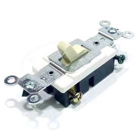 CS320-2I Leviton 3-Way Toggle Switch, 20Amp, 120/277V AC, Ivory