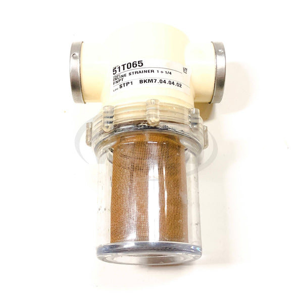51T065 Milnor Inline Strainer 1+ 1/4 FNPT