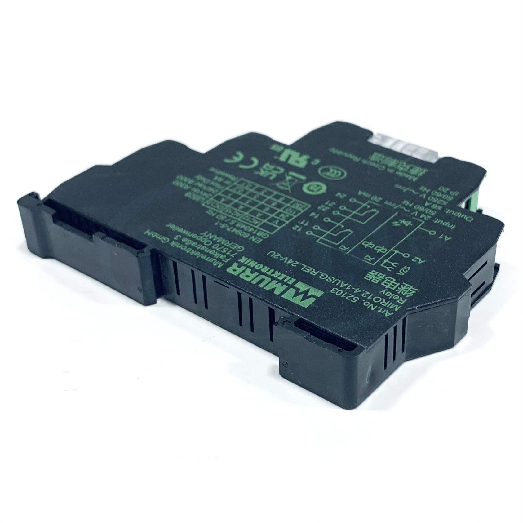 52103 Murrelektronik Interface Relay 35mm DIN Rail Mount 24 VAC/VDC - 0
