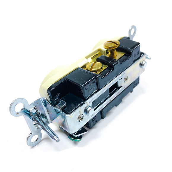 5250SI Pass & Seymour Duplex Receptacles, Spec Grade, 15A, 125V, Ivory