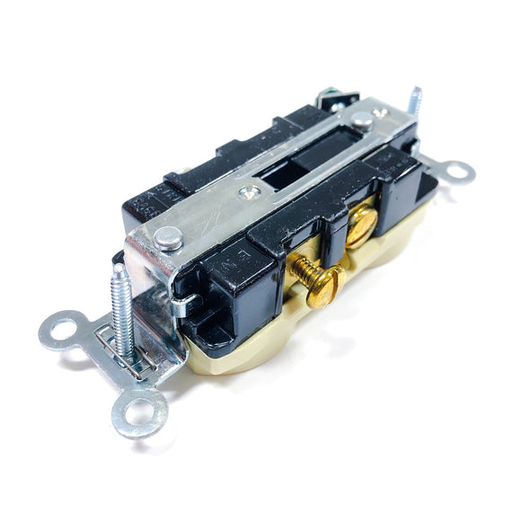 5250SI Pass & Seymour Duplex Receptacles, Spec Grade, 15A, 125V, Ivory
