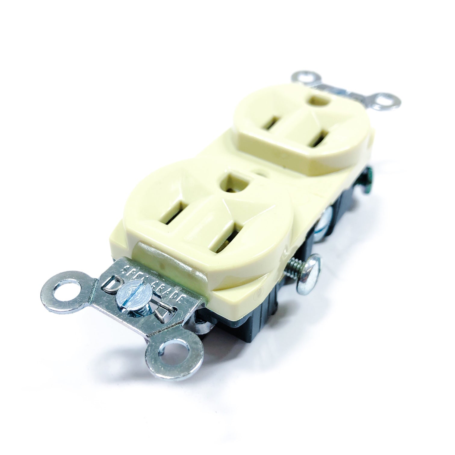 5250SI Pass & Seymour Duplex Receptacles, Spec Grade, 15A, 125V, Ivory