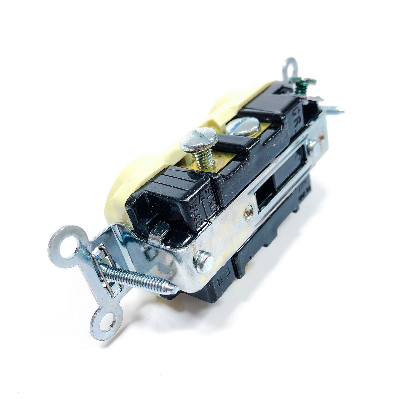 5250SI Pass & Seymour Duplex Receptacles, Spec Grade, 15A, 125V, Ivory