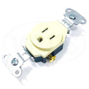 5251-I Pass & Seymour Single Receptacle, 15A, 125V, Commercial Grade, Ivory-6