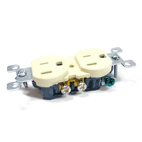 5320-ICP Leviton Receptacle 15 A - 125 V, Ivory - 0